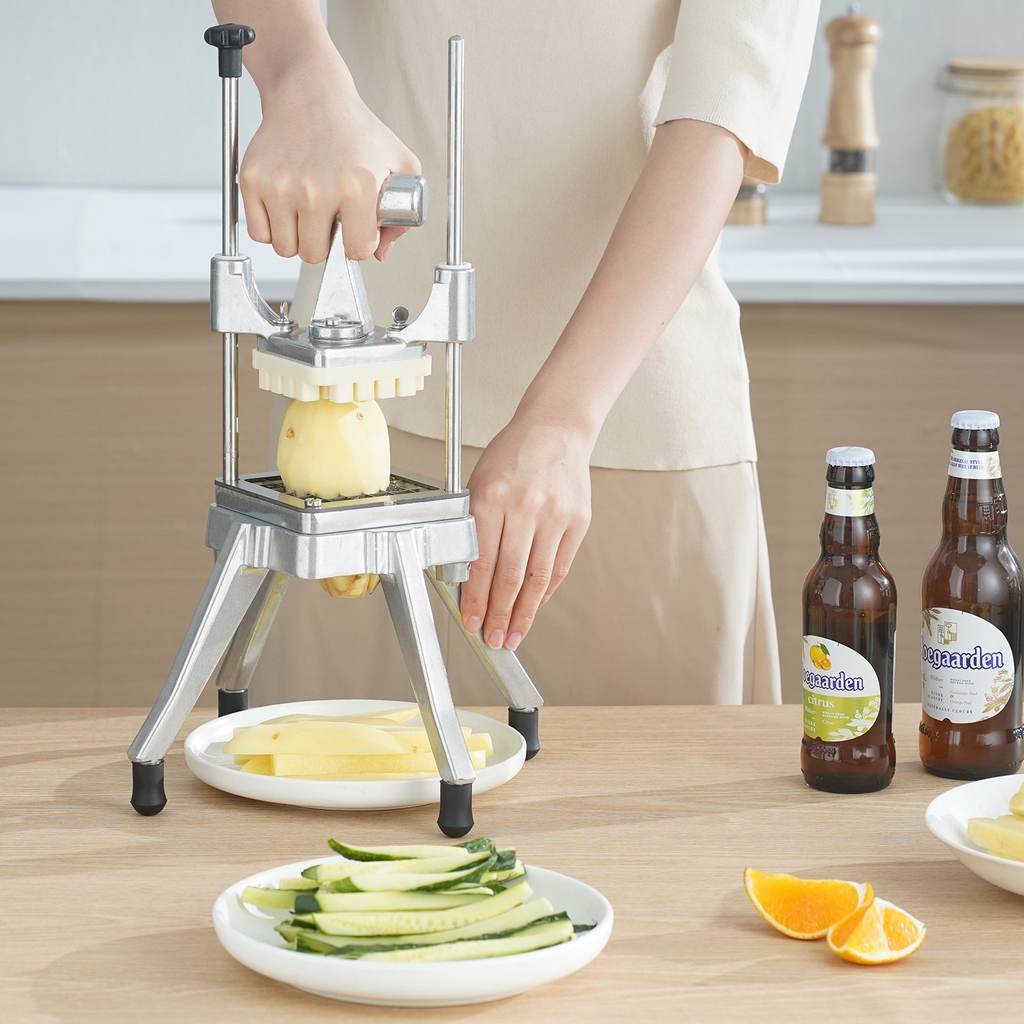 VEVOR Picadora de frutas y verduras comercial cuchilla de 1/4"