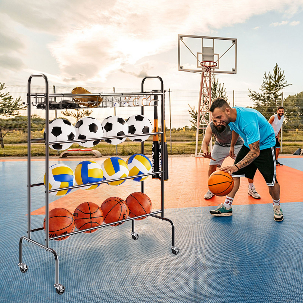 VEVOR - Soporte para baloncesto de entrenamiento con ruedas de 4 capas