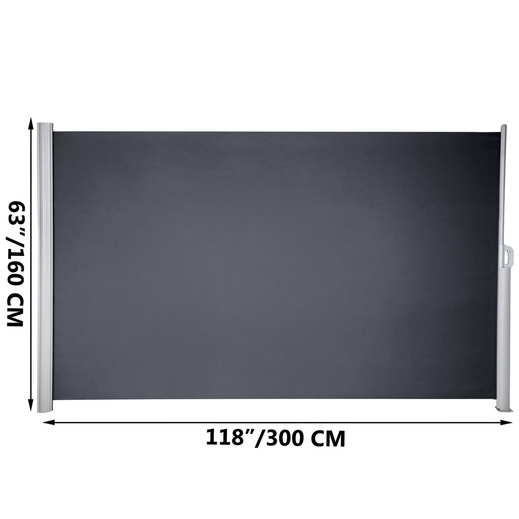 VEVOR Toldo lateral retráctil 63'' x 118''