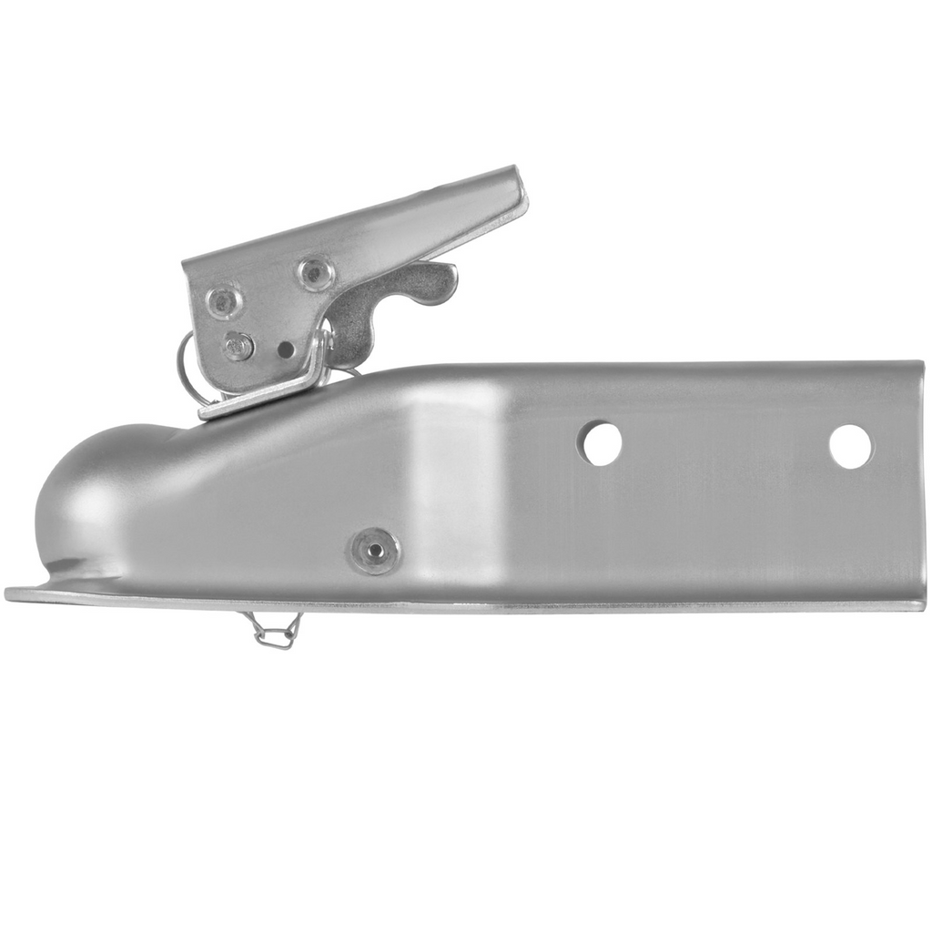 Acoplador de remolque recto VEVOR para bola de enganche de 2 pulgadas canal de 3 pulgadas capacidad de 5000 libras