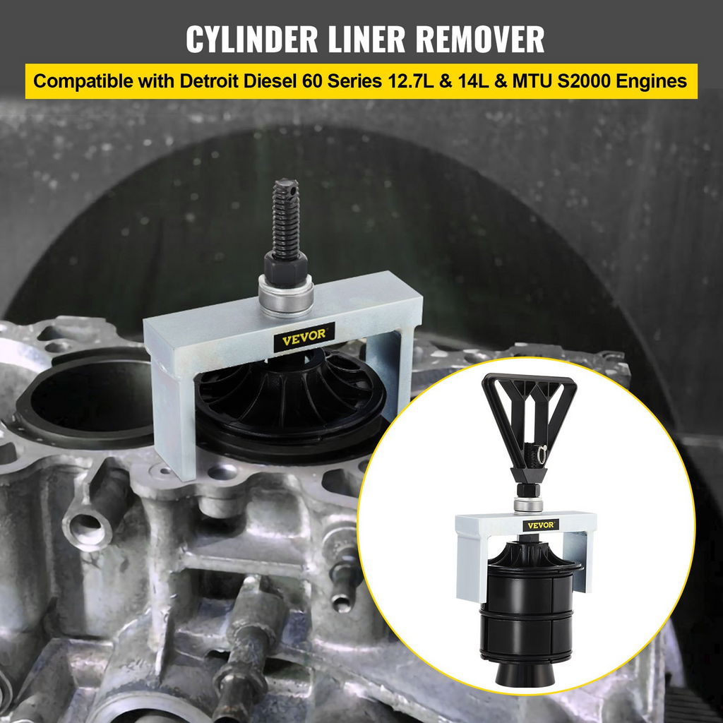 Extractor de revestimiento de cilindro VEVOR apto para orificios de 4,9" a 5,63"