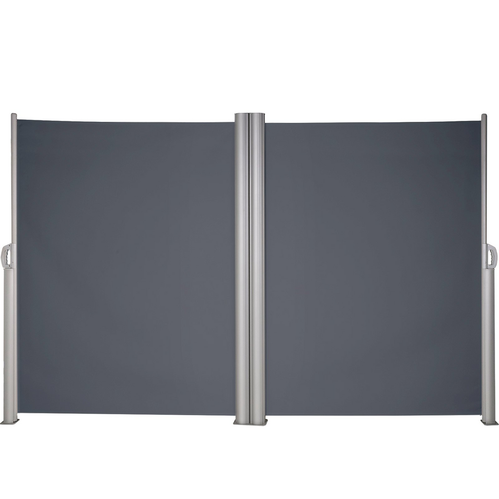 Toldo lateral retráctil VEVOR 63'' x 236'' pantalla solar para patio completamente de aluminio a prueba de óxido
