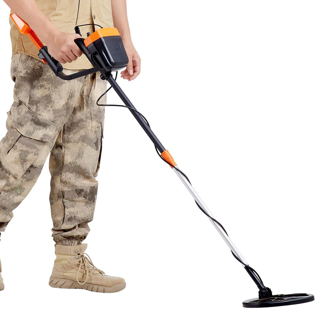 Detector de metales VEVOR para adultos y niños de 8 pulgadas con pantalla de puntero de alta precisión ajustable de 38'' a 49''