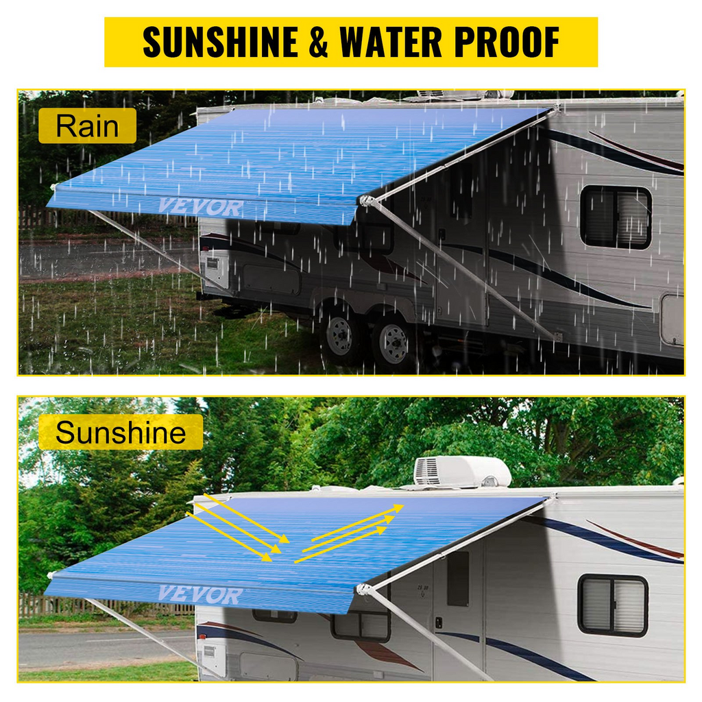 VEVOR Toldo para caravana de 18 pies de 15 oz