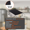 Bandeja calefactora eléctrica VEVOR portátil de vidrio templado de 16,5" x 11" con control de temperatura (65-90 ℃)