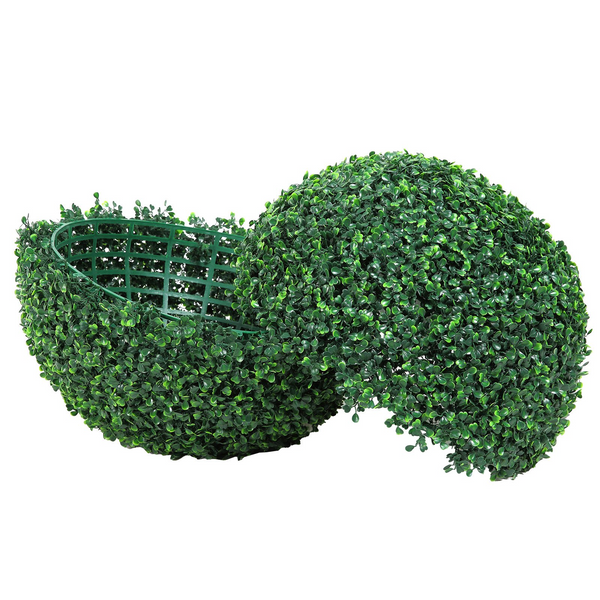 VEVOR Topiarios artificiales de boj 40 cm de alto (2 piezas)