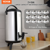 Dispensador de bebidas aislado de acero inoxidable VEVOR 2,4 galones (9,2 litros)