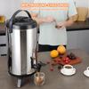 Dispensador de bebidas aislado de acero inoxidable VEVOR 2,4 galones (9,2 litros)
