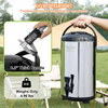 Dispensador de bebidas aislado de acero inoxidable VEVOR 2,4 galones (9,2 litros)