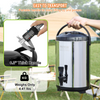 Dispensador de bebidas aislado de acero inoxidable VEVOR 2 galones (7,6 litros)