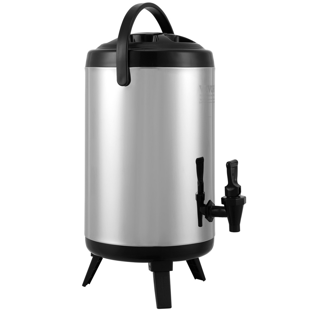 Dispensador de bebidas aislado de acero inoxidable VEVOR 2 galones (7,6 litros)