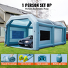 Cabina de pintura inflable VEVOR 23 x 13 x 8,5 pies  480 W + 750 W