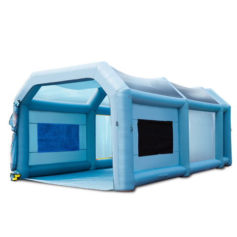 Cabina de pintura inflable VEVOR 23 x 13 x 8,5 pies  480 W + 750 W