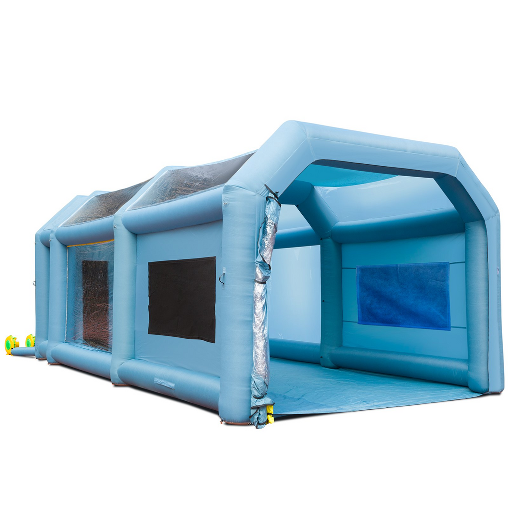 Cabina de pintura inflable VEVOR 23 x 13 x 8,5 pies  480 W + 750 W
