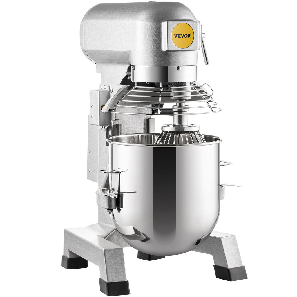 Batidora de mano comercial VEVOR de 15 cuartos con función de temporizador de 500 W con 3 velocidades ajustables 113/184/341 RPM