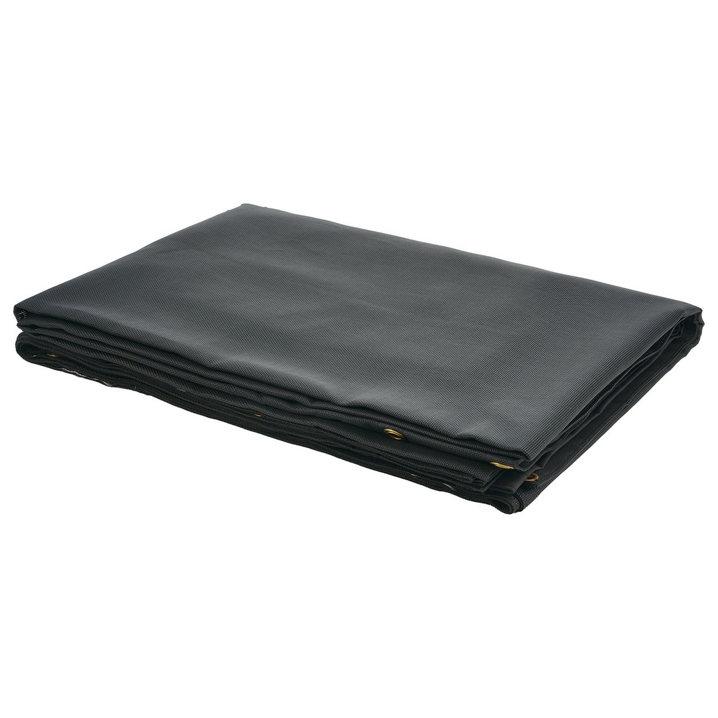 Lona de malla para camión volquete VEVOR 8 x 18 pies con bolsillo doble de 5,5" 18 oz