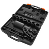 Multiplicador de torsión llave para tuercas de rueda de 1 pulgada extractor de tuercas de rueda de 4800 N.m 1:58 incluye 8 dados (24-38 mm)