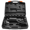 Multiplicador de torsión llave para tuercas de rueda de 1 pulgada extractor de tuercas de rueda de 4800 N.m 1:58 incluye 8 dados (24-38 mm)