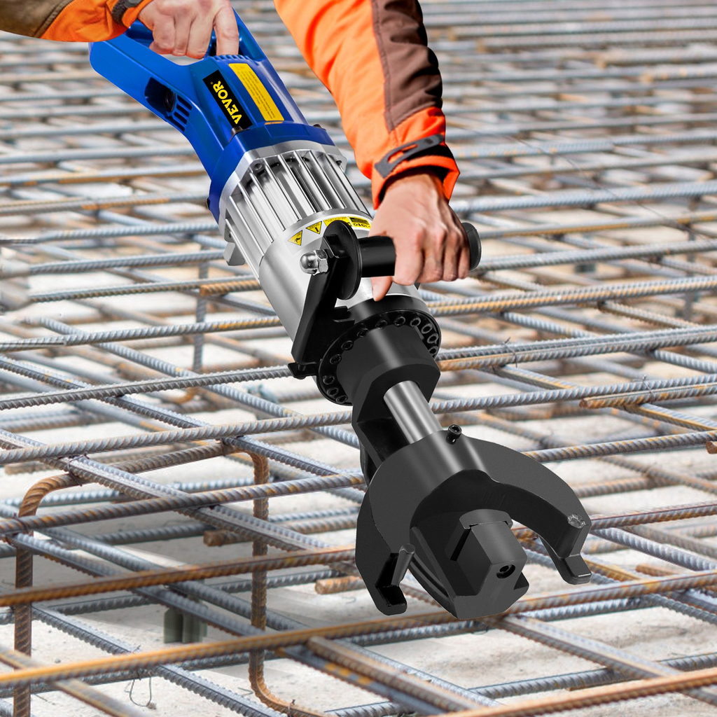 Dobladora de varillas de refuerzo hidráulica eléctrica VEVOR 1,2 KW 0,9 pulgadas 22 mm 110 V