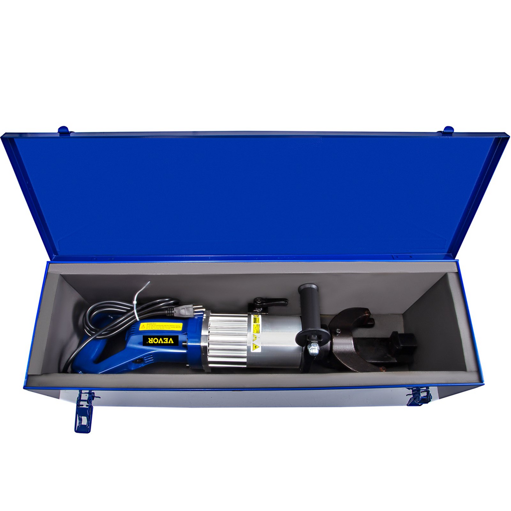 Dobladora de varillas de refuerzo hidráulica eléctrica VEVOR 1,2 KW 0,9 pulgadas 22 mm 110 V