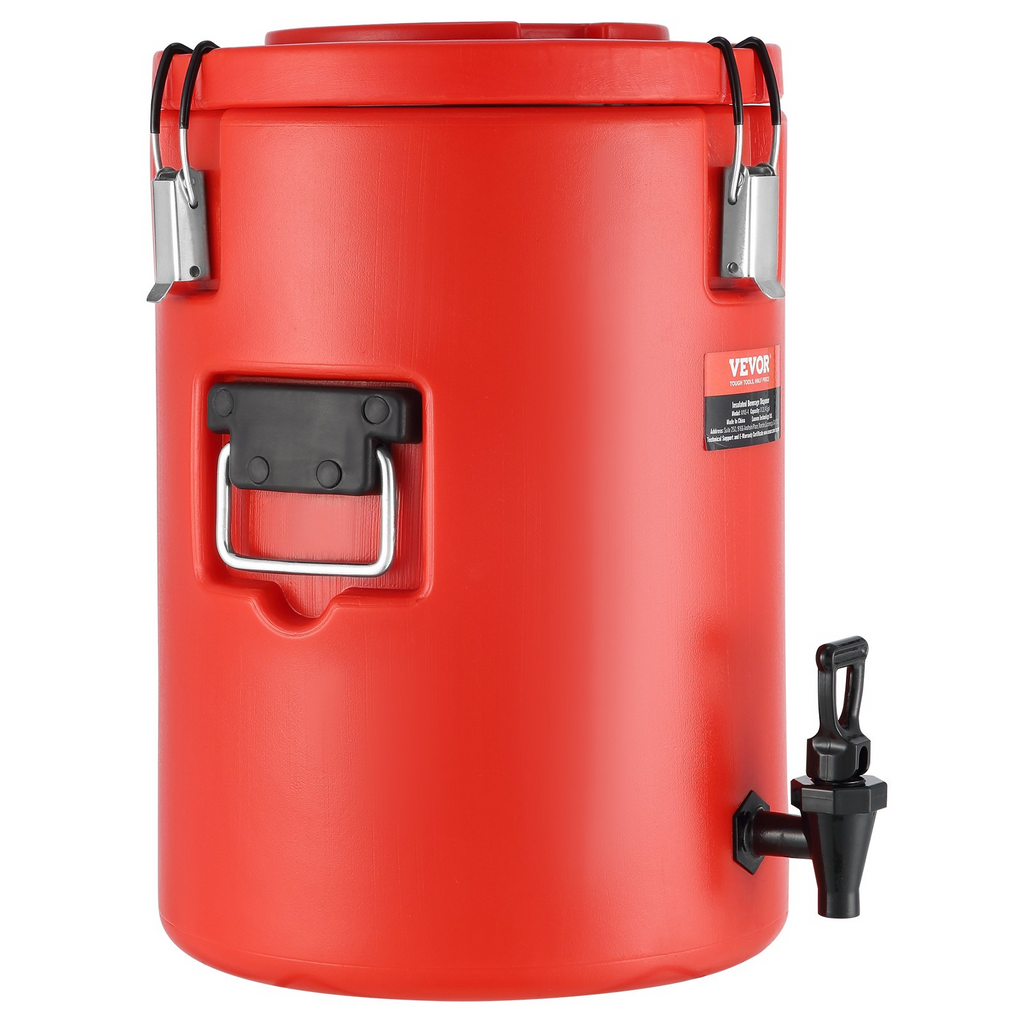 Dispensador de bebidas aislado de acero inoxidable VEVOR 4,5 galones (17,2 litros)