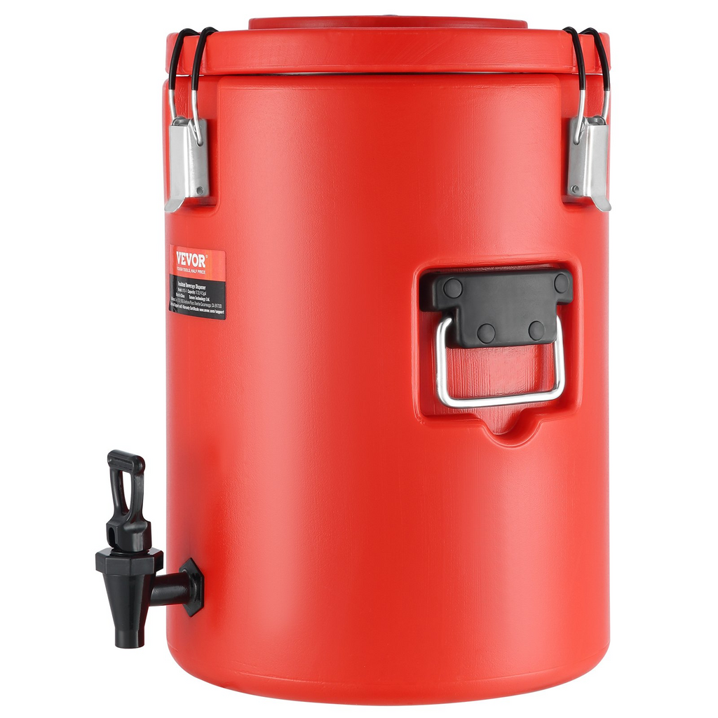 Dispensador de bebidas aislado de acero inoxidable VEVOR 4,5 galones (17,2 litros)
