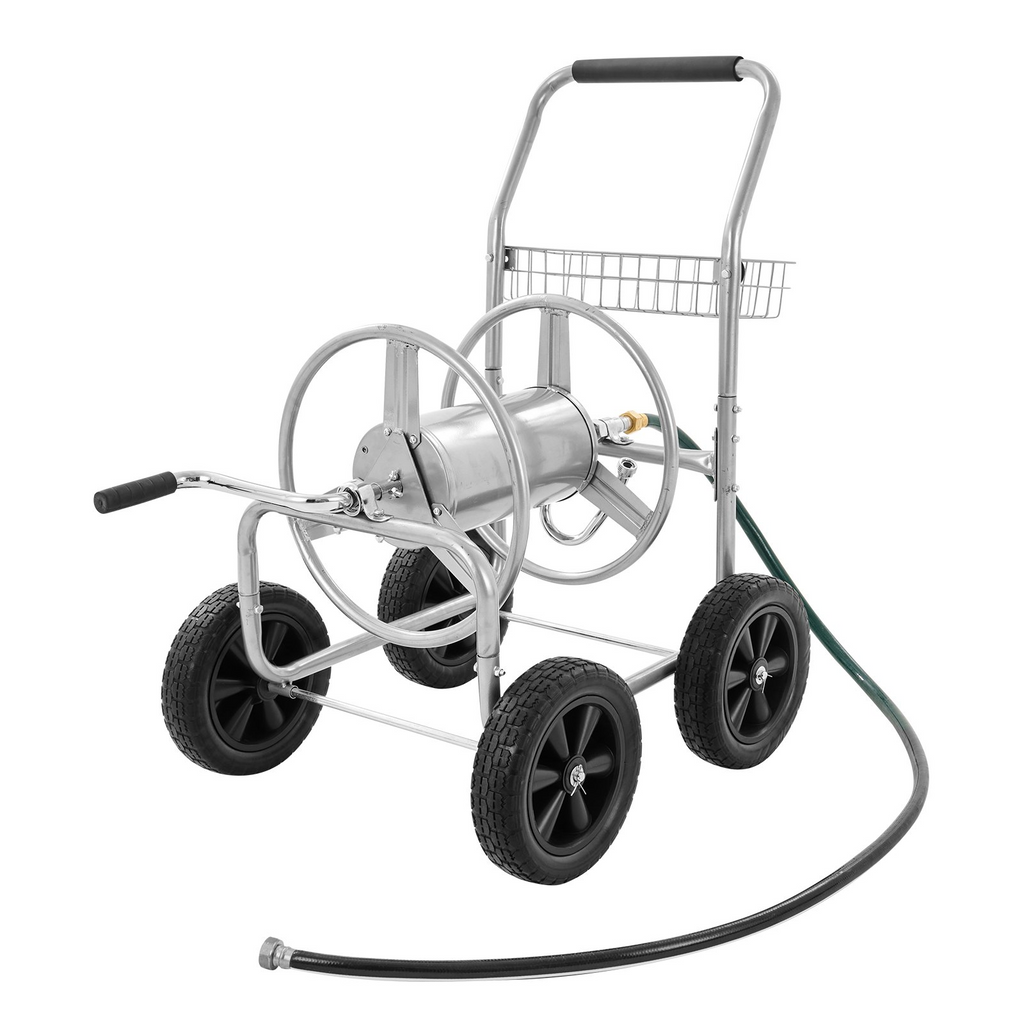 VEVOR - Carrete para manguera con capacidad para hasta 300 pies de manguera de 5/8''