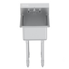 Fregadero de acero inoxidable VEVOR para uso general y preparación de un solo tazón de 18" x 41"