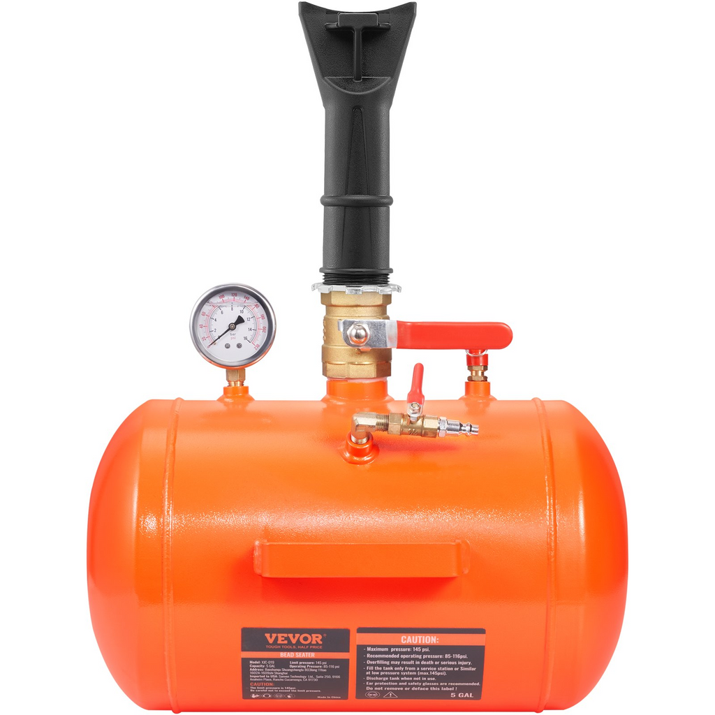 VEVOR - Inflador de talón de neumáticos de 5 galones 145 PSI