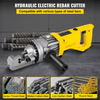 Cortadora de varillas de refuerzo hidráulica eléctrica 900 W portátil para cortar varillas de refuerzo de 5/8" y 16 mm n.º 5 en 3 segundos 110 V