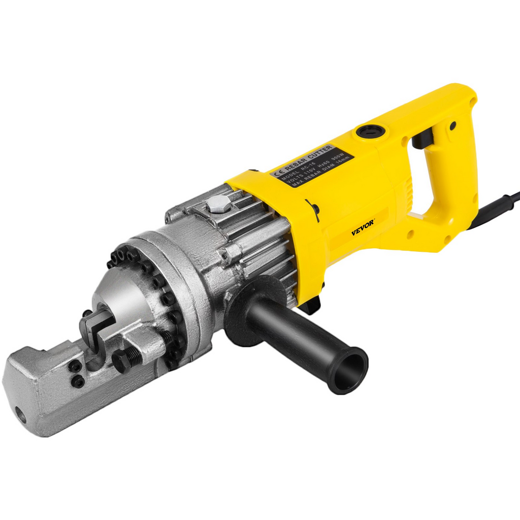 Cortadora de varillas de refuerzo hidráulica eléctrica 900 W portátil para cortar varillas de refuerzo de 5/8" y 16 mm n.º 5 en 3 segundos 110 V