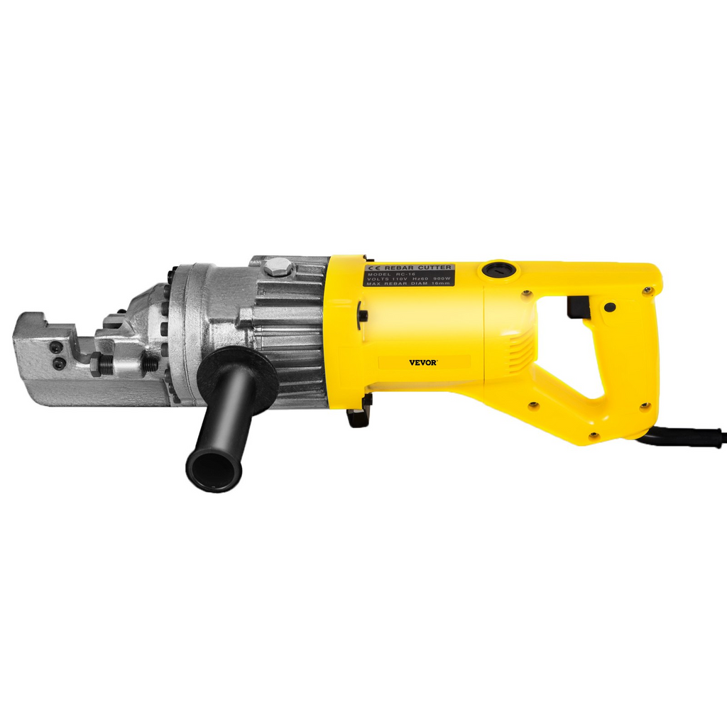 Cortadora de varillas de refuerzo hidráulica eléctrica 900 W portátil para cortar varillas de refuerzo de 5/8" y 16 mm n.º 5 en 3 segundos 110 V