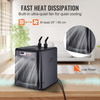 Enfriador de acuario VEVOR 110 galones 416 L hidropónico de 1/3 HP compresor de refrigeración silencioso para agua de mar y agua dulce