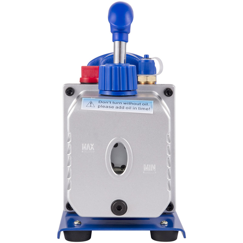 Bomba de vacío VEVOR de 3.6 CFM y 1/4 HP + cámara de vacío de 3 galones acero inoxidable JH2