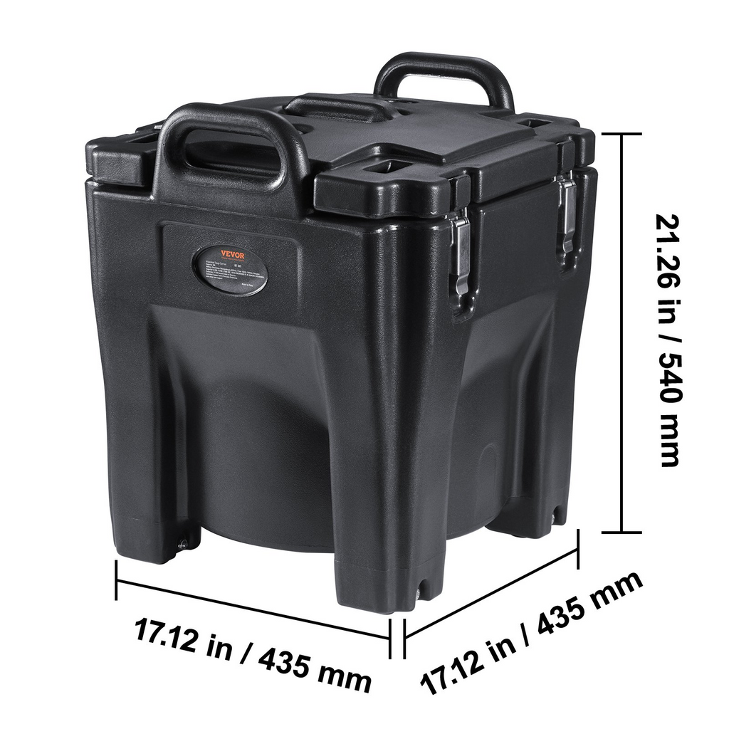 VEVOR - Caja térmica para alimentos con capacidad de 32 cuartos de galón