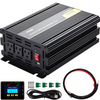 Inversor de corriente VEVOR 1250 W convertidor de CC de 12 V a CA de 120 V para automóvil
