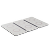 Bandeja calefactora eléctrica VEVOR de láminas laminadas en frío de 18,9" x 10,2" con control de temperatura (35-100 ℃)