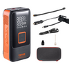 Compresor de aire portátil para inflar neumáticos VEVOR de 12000 mAh con pantalla LCD