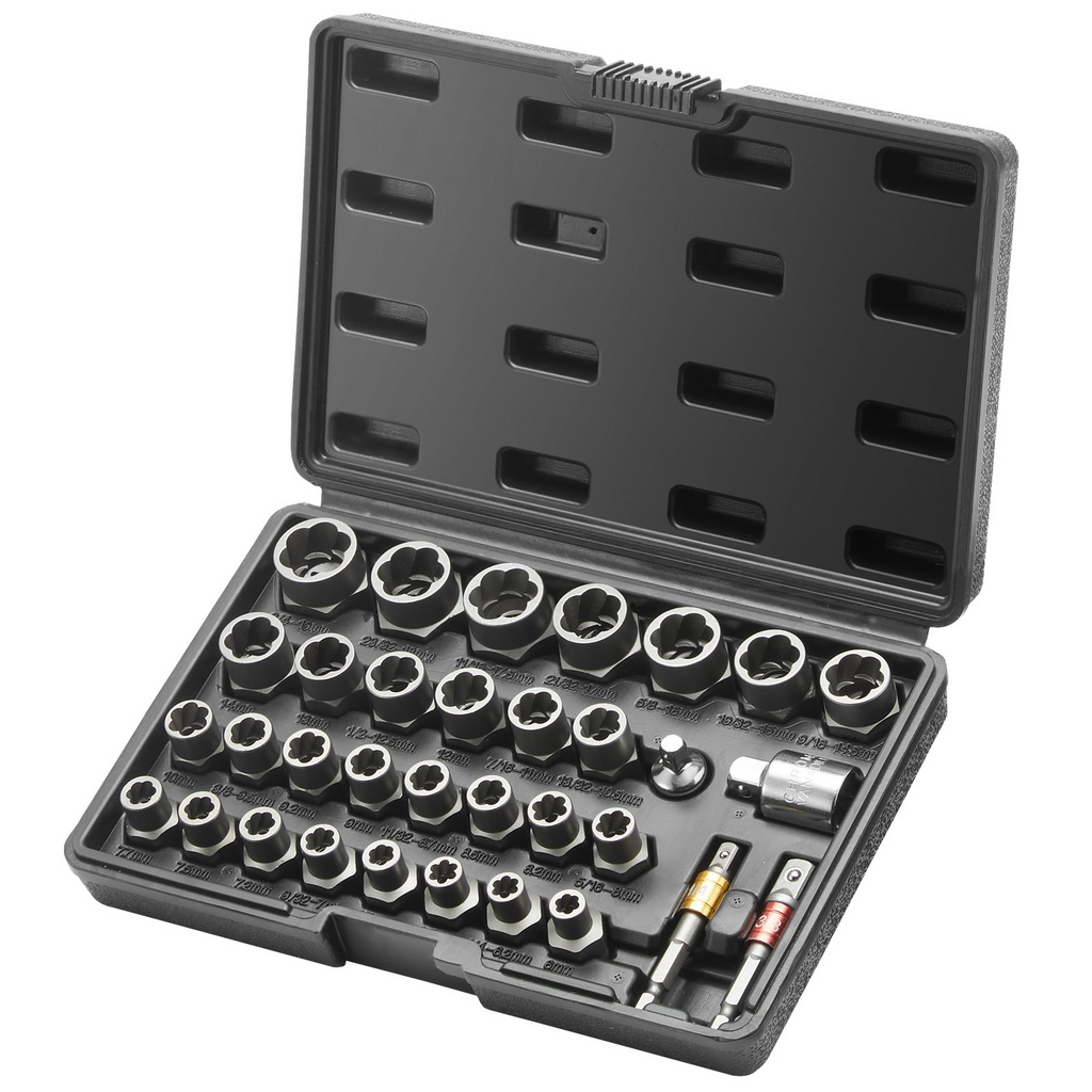 Juego de extractores de pernos VEVOR juego de 29 piezas para quitar pernos y tuercas de 6 mm a 10 mm
