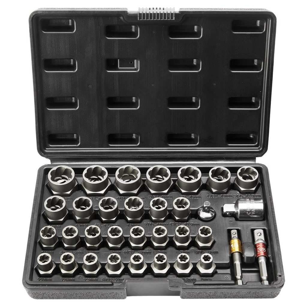 Juego de extractores de pernos VEVOR juego de 29 piezas para quitar pernos y tuercas de 6 mm a 10 mm