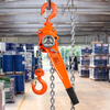 VEVOR Polipasto de cadena manual con palanca capacidad de 1-1/2 toneladas 3300 lb 10 pies de arrastre