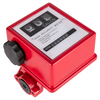 Medidor de combustible mecánico VEVOR Medidor de flujo de combustible de 20 GPM Medidor de transferencia de combustible con pantalla de lotes de 3 dígitos Medidor de flujo de combustible diésel de 1 pulgada