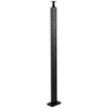 VEVOR Cable Railing Post Level Deck Stair Post 42 x 0.98 x 1.97" Cable Handrail Post Stainless Steel Brushed Finishing Deck Railing Pre-Drilled Pickets with Mounting Bracket Stair Railing Kit Black
