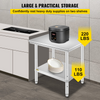 Mesa de trabajo y estación de trabajo comercial VEVOR de 24 x 30 x 32 pulgadas