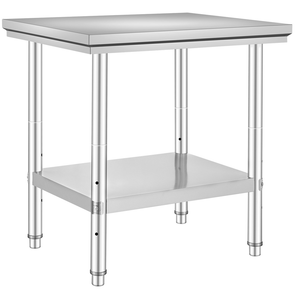 Mesa de trabajo y estación de trabajo comercial VEVOR de 24 x 30 x 32 pulgadas