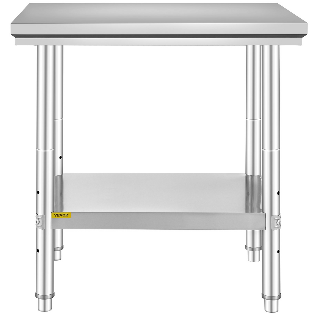 Mesa de trabajo y estación de trabajo comercial VEVOR de 24 x 30 x 32 pulgadas
