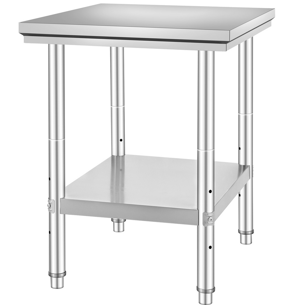 Mesa de trabajo y estación de trabajo comercial VEVOR de 24 x 30 x 32 pulgadas