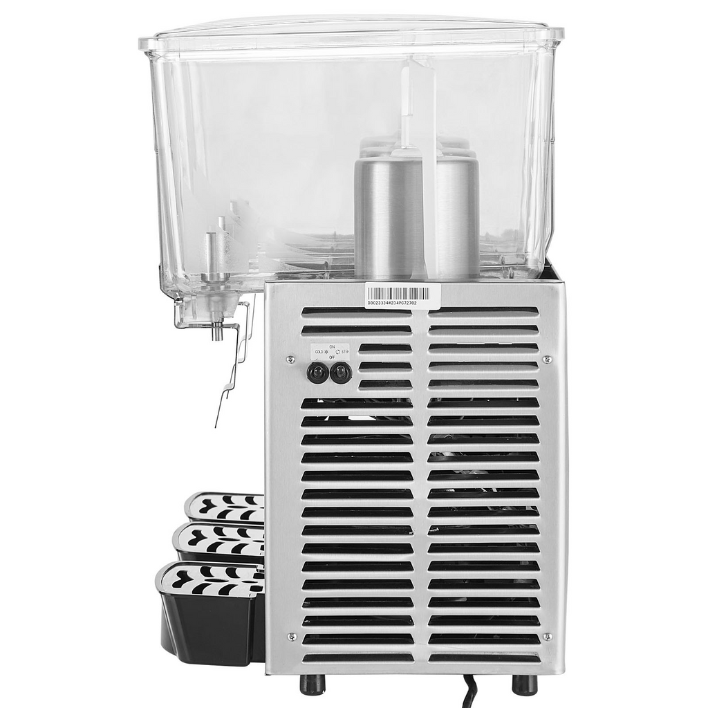 Dispensador de bebidas comerciales VEVOR de 3 tanques y 12 l 13,6 qt de 620 W