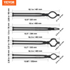 Pinzas de herrero VEVOR 4 piezas de 18" con punta en V con punta en Z
