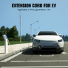 Cable de extensión para vehículos recreativos de 25 pies VEVOR 30 A enchufe hembra NEMA TT-30R enchufe macho NEMA TT-30P con manija con indicador LED
